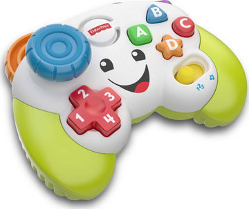 Fisher-Price Baby & Toddler Toy Laugh & Learn Game & Learn Controller with Music & Lights for Early Pretend Play Infants Ages 6+