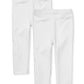 The Children'S Place Baby Girls And Toddler Girls Leggings,White 2 Pack,2T