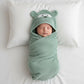 Milkymoon kids Baby Hooded Fleece Towel 35 x 35 in, Animal Hood