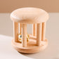 Promise Babe Infant Gym Organic Wooden Rattle Wooden Bells Rattles Nursing Shower Gifts Waldorf Toys