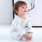 Owlivia Organic Cotton Baby Pajamas, Boys Girls Zip Front Sleep  'N Play, Footed Sleeper, Long Sleeve(6-12 Months, Gray Mushroom