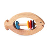 Shumee Wooden Fish Rattle Rings and Teethers for Infants | Sensory Toy | 100% Safe, Natural & Eco-Friendly | 6 Months+