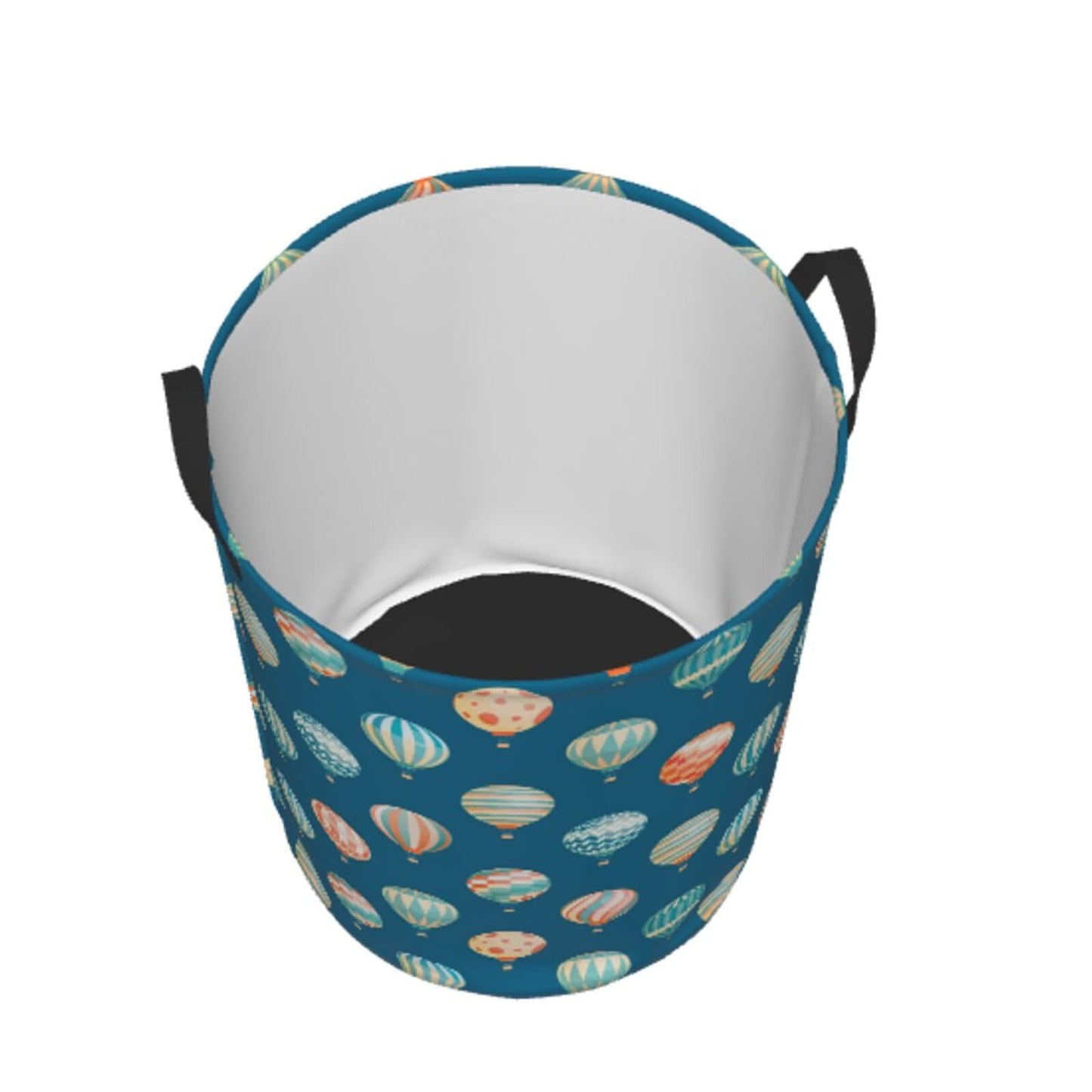 Gbuzozie Cute Hot Air Balloons Round Laundry Hamper Storage Basket Toys Clothes Organizer Bin For Home Bathroom Bedroom Dorm Nur