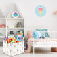Fxocshe Rectangle Unicorn Laundry Basket,Baby Hamper For Nursery,Toy Storage Organizer, Fabric Cartoon Storage Basket For Kids B