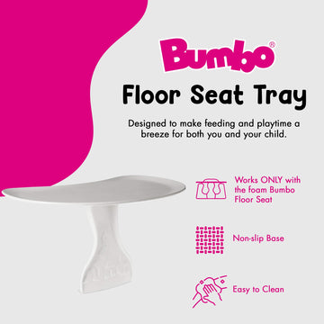 Bumbo Seat Tray Attachment, Baby Infant Child Toddler Floor Seat Eating Tray Activity Play Top Accessory For Boys And Girls 3 To