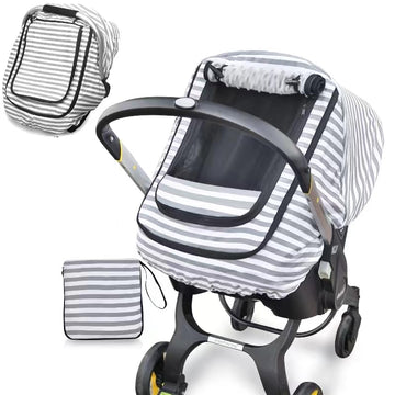 Winter Baby Stoller Bunting Bags And Carseat Canopies Cover To Protect Baby From Cold Wind, Super Warm Plush Fleece Baby Carrier