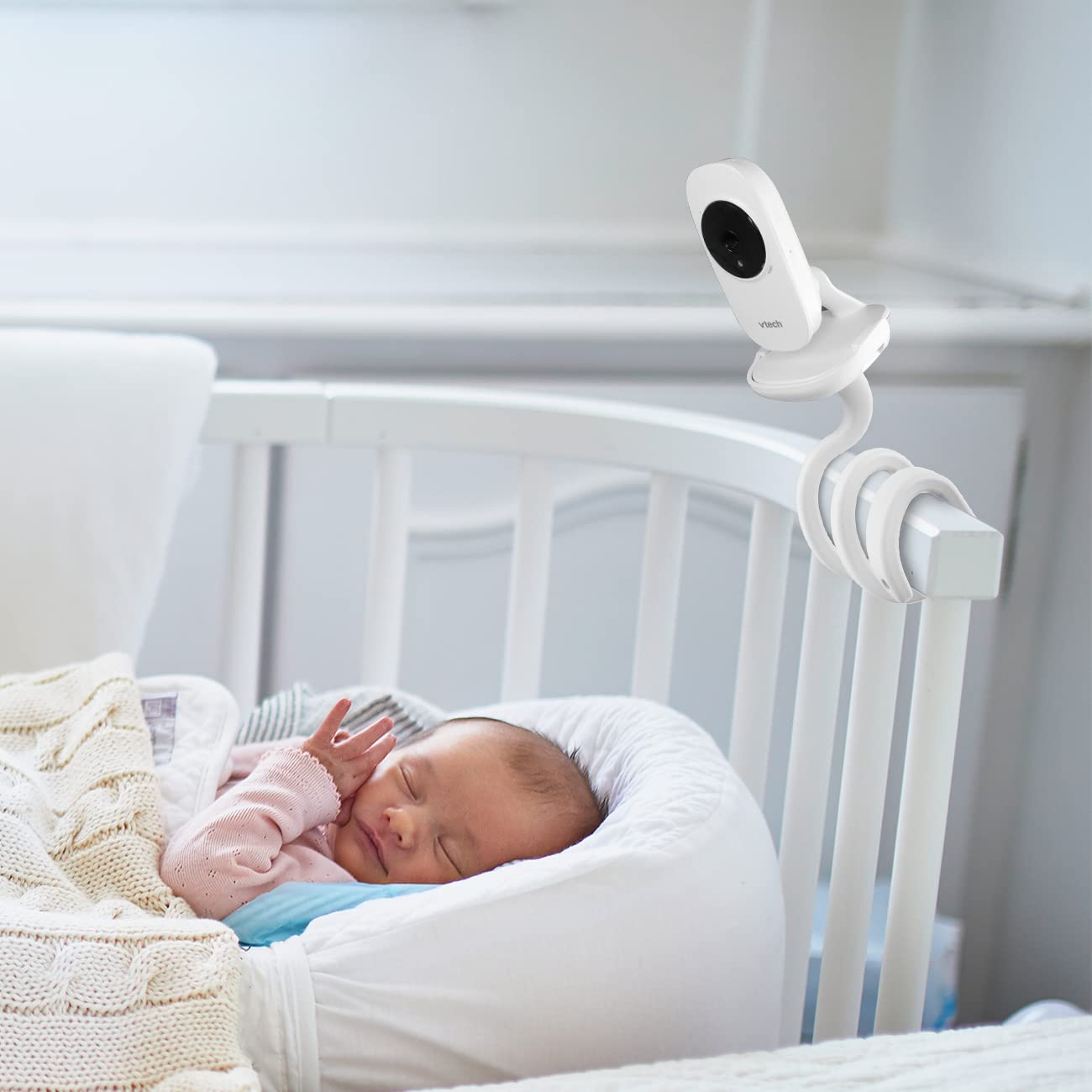 Aobelieve Flexible Twist Mount For Vtech Vm819 And Vm3252 Video Baby Monitor