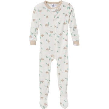 Gerber Baby-Boys 2-Pack Footed Pajamas, Desert Animals, 3-6 Months