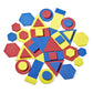 hand2mind Foam Attribute Blocks Student Kit, Geometry Set, Preschool Learning, Manipulatives for Preschool, Montessori Math, Sha