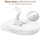 J&Joo Baby Changing Basket - Wipeable & Waterproof Pad Cover, Portable, Changing Table Topper, Changing Pad For Dresser, Cotton