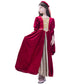 Pgond Girl'S Renaissance Halloween Fancy Dress Medieval Costume (L-10-12)