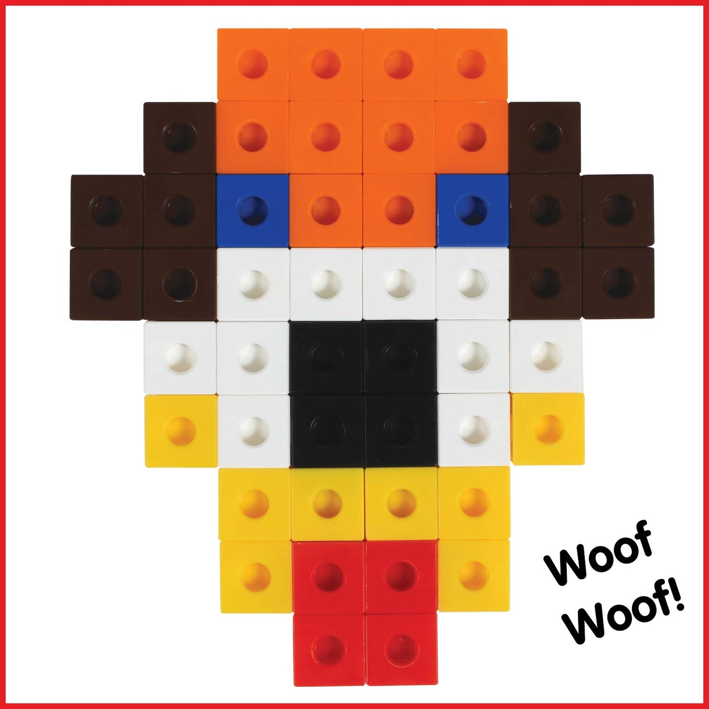 edxeducation Linking Cubes - Set of 100 - Connecting and Counting Snap Blocks for Construction and Early Math - For Preschool an