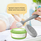 2 Pack Baby Diaper Cream Brush, Diaper Cream Spatula Applicator Silicone Baby Butt Paste Spatula For Babies, Newborn (Gray, Whit