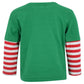 Unique Baby Unisex Layered Christmas Santa Shirt (4T) Green