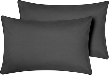 Hriksh Travel Pillow Case 12X18 Size Pack Of 2 Pieces 100% Egyptian Cotton Zipper Closure 500 Thread Count Toddler Pillowcase Fi