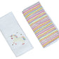 Maison Chic Double Burp Cloth Gift Set, Trixie The Unicorn