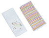 Maison Chic Double Burp Cloth Gift Set, Trixie The Unicorn