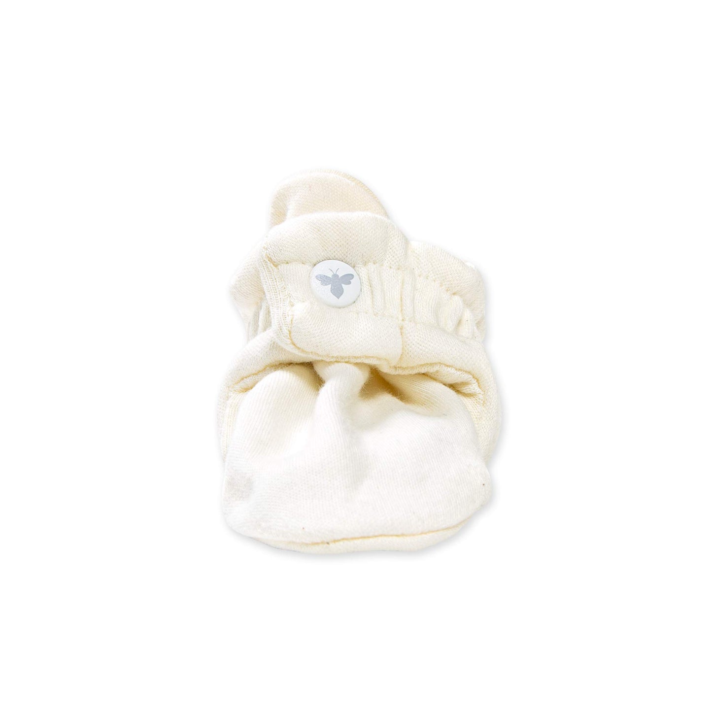 Burt'S Bees Baby Baby Boys Booties, Organic Cotton Adjustable Infant Shoes Slipper Sock, Eggshell White, 3-6 Months Us