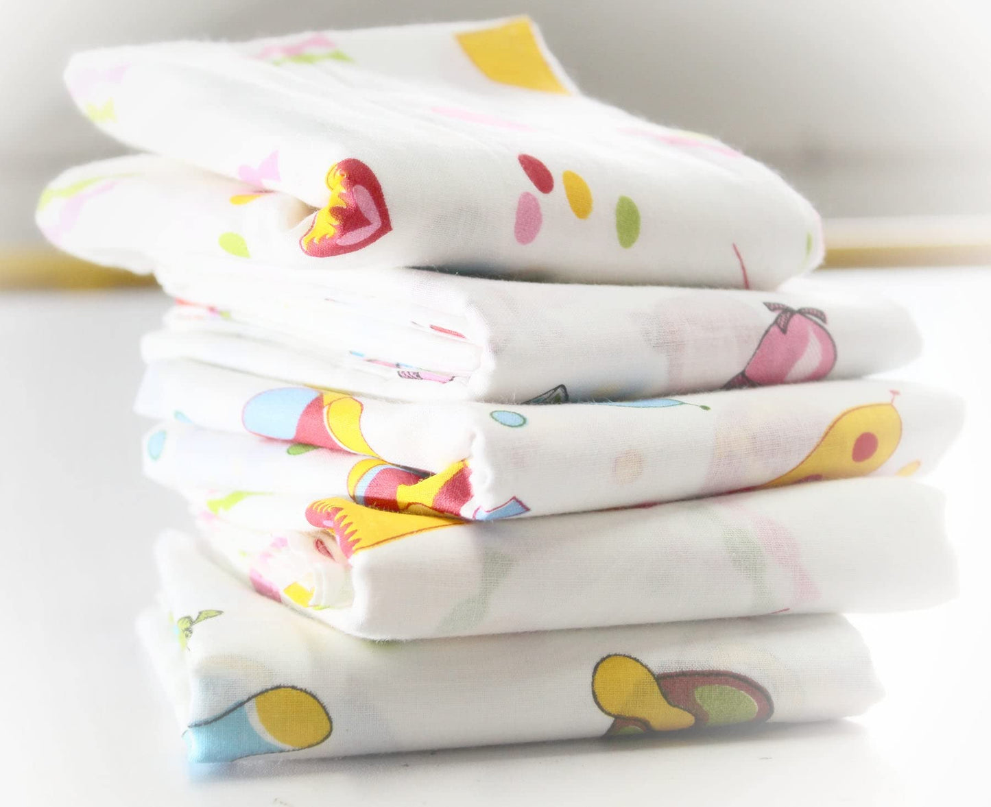 Trance Home Linen Super Ultra Soft 100% Cotton Baby Wrapper | New Born Swaddling Soft Cotton Sheets | New Born Baby Essential Sw