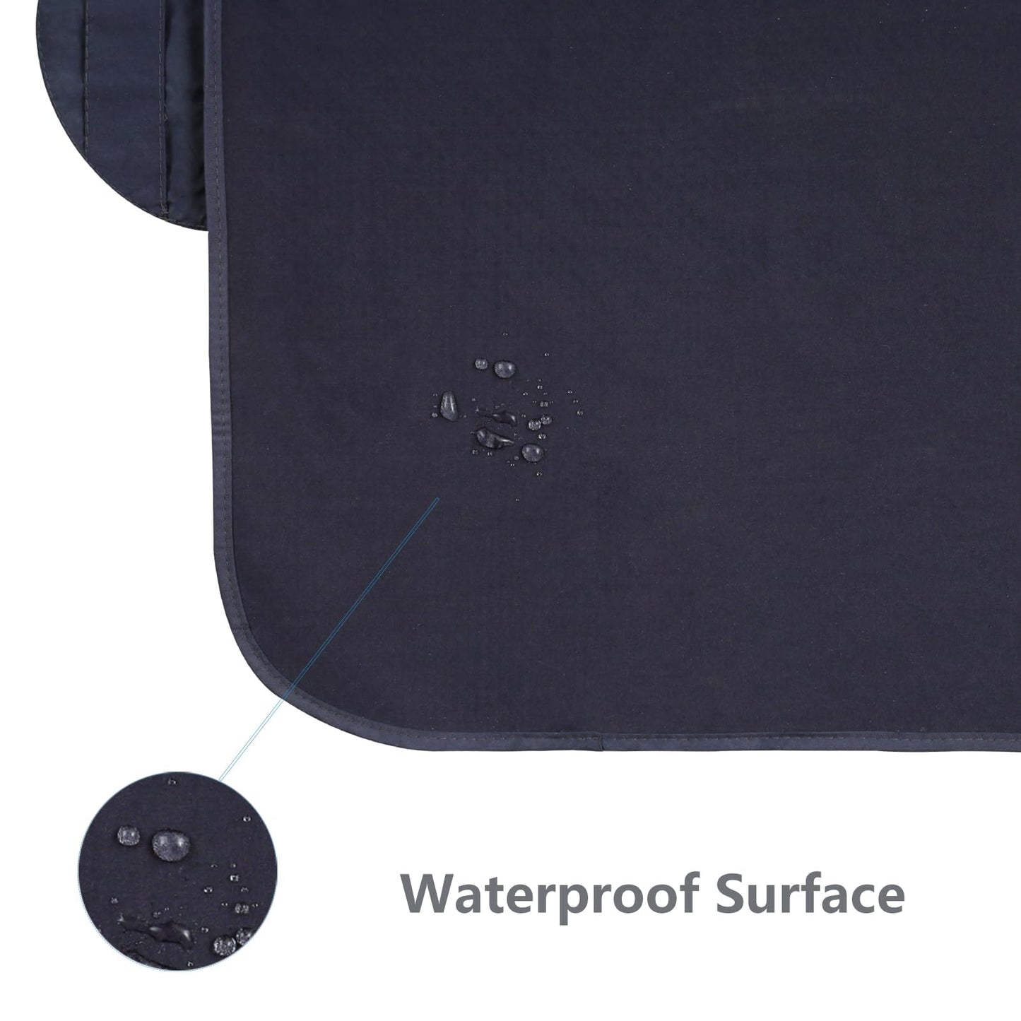 Womumon Extra Large Booster Chair Cover, Dining Chair Seat Protector Cover For Booster Seat, Non-Slip Backing, Waterproof, Oil-P