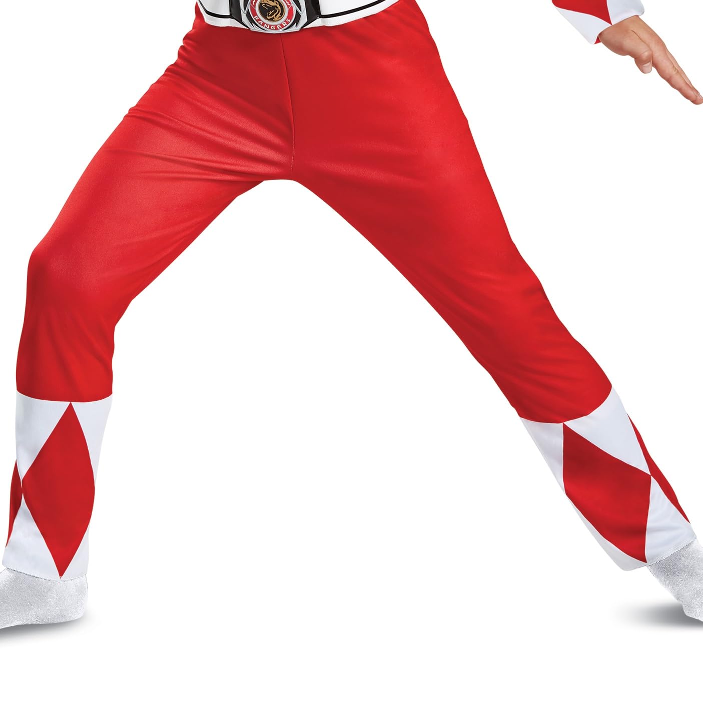 Disguise Red Ranger Classic Muscle Child Costume, Red, Large/(10-12)
