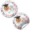 You Are One Smart Cookie Sweet Treat Themed Valentine Party Favor Sticker Labels For Kids, 40 2' Party Circle Stickers By Amand