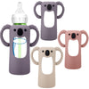 BUSOHA 3 Pack Koalas Silicone Sleeves for Dr. Browns Glass Baby Bottles - Drop Protection Baby Bottle Sleeves Compatible with D