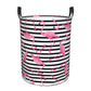 Pevtufa Flamingos Foldable Laundry Basket Organizer,Fabric Clothes Toy Storage Basket Nursery Hamper Storage Bin For Household B