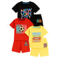 Eio Boys Dress Clothing Set Combo With Tshirts & Shorts  Pack 3 (Multicolor 1, 23 Y)