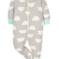 Gerber Unisex Baby 4 Pack Sleep 'N Play Footie Elephants 3-6 Months