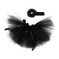 Newborn Baby Girls Birthday Layered Tulle Tutu Skirt Flower Daisy Headwear Outfits Black