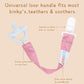Alvababy Neutral Pacifier Clips 8 Pack Binky Paci Clip Holder Leashes For Baby Boys Girls 8Dp10-Da
