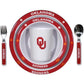 Oklahoma Sooners Dinner Set Child 5 Piece Co