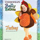 Underwraps Baby'S Turkey Costume, Brown, X-Large (4-6)