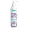Now Foods Baby, Gentle Shampoo And Wash, Calming Lavender, Paraben Free, 8 Fluid Ounces