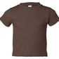 Rabbit Skins Toddler'S 5.5 Oz. Jersey Short-Sleeve T-Shirt, 7, Brown