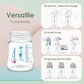 Maymom Wide-Mouth Milk Storage Collection Bottle With Sureseal Sealing Disk; Compatible With Spectra/Motif Luna/Ameda Mya/Bellab