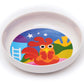 French Bull 4Pc Toddler Kids Feeding Melamine Tableware Flatware Bpa Free Dishwasher Safe, Durable Plate, Cup, Bowl, Divided Tra