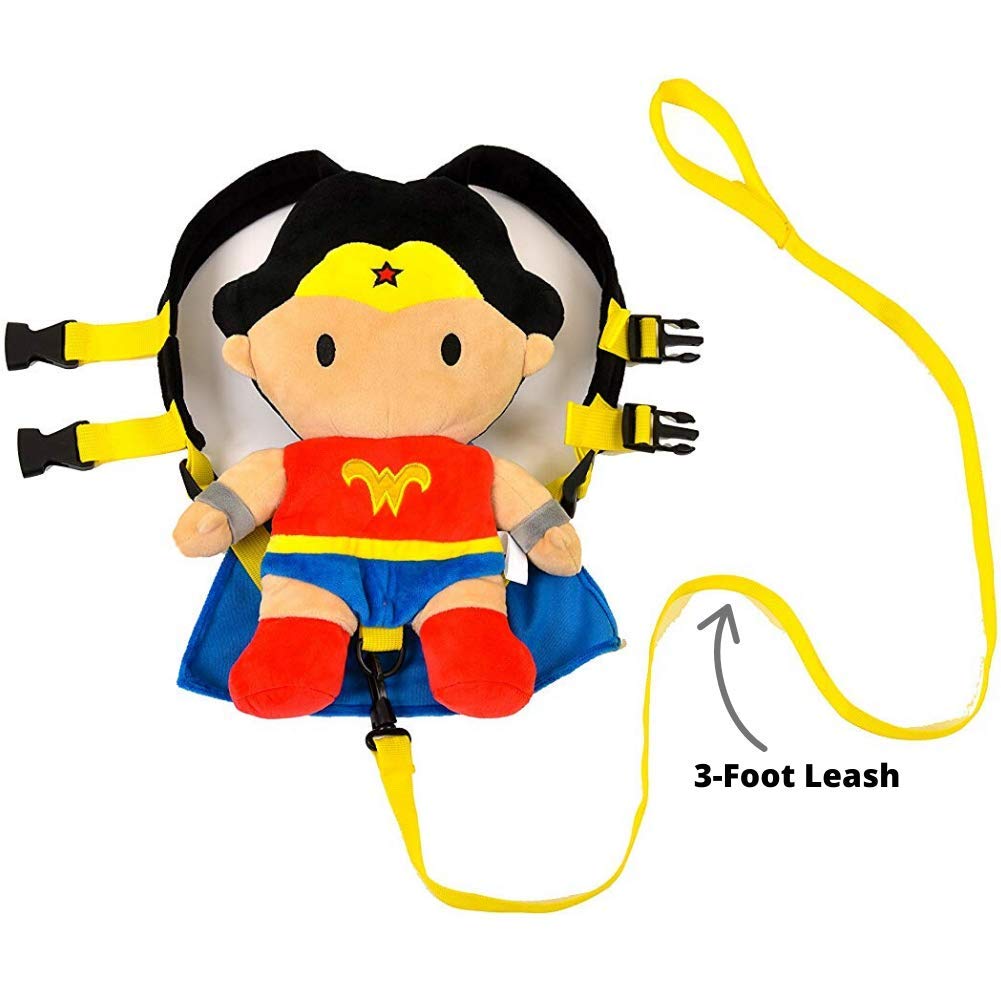 Kidsembrace Wonder Woman 2-In-1 Child Safety Harness And Travel Buddy
