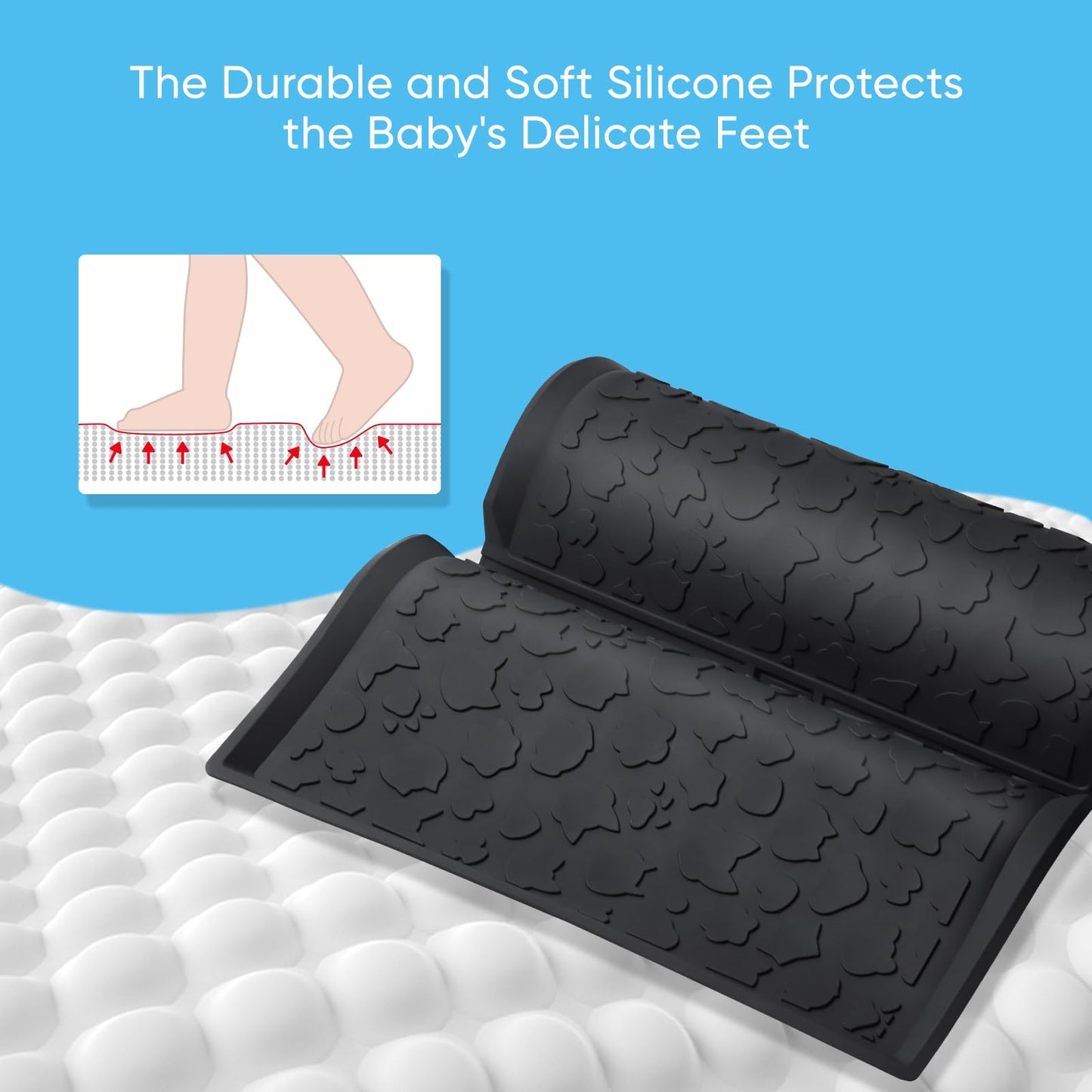 All Weather Mat For Wrangler Deluxe 4 Seater Stroller Wagon,Myvikcar Insert Floor Protect Pad 31.5X22 Inch