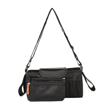 BNF Stroller Hanging Bag Pouch Stroller Bag Organizer for Travel Shopping Casual Black | Baby | Strollers & Accessories | Stroll