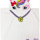 Jay Franco Nickelodeon Jojo Siwa Unicorn Kids Bath/Pool/Beach Hooded Poncho - Super Soft & Absorbent Cotton Towel, Measures 22 X