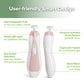Haakaa Baby Nail Trimmer Electric Safe Baby Nail Clippers Baby Nail File Kit Manicure Set, Trim Polish Grooming Kit For Newborn