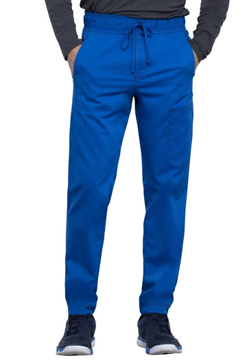 Cherokee Men Scrubs Pant Workwear Revolution Natural Rise Jogger Ww012, Xl, Royal