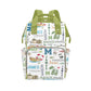 Personalized Diaper Bag Backpack for Women, Custom Name Nursing Mommy Daypack, Diaper Bag for Girls Boys, New Mom Gifts (Fishing