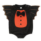 Fancyinn Infant Baby Halloween Bat Romper Sleeveless Bat Costumes With Wings Toddler Cosplay Party Outfit Black 70 3-6 Months