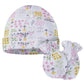 Onesies Brand Unisex Baby 12-Piece Cap And Mitten Set, Cats, Newborn
