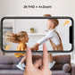 Boifun 5' Baby Monitor, 2K Wifi Baby Camera Via Screen And App Control, Temper& Humidity Sensor, Night Vision, 2-Way Talk, Cry&