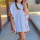 Douhoow Toddler Baby Girls Swim Cover-Up Beach Sundress Summer Poncho Rash Guards (1-2 T, Solid White)