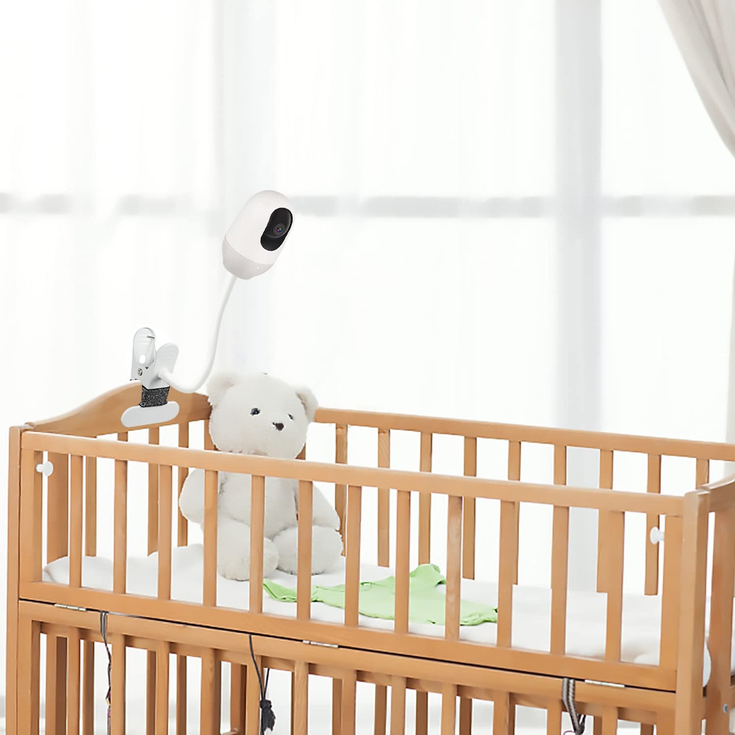 Baby Monitor Mount Compatible With Nooie Baby Monitor,Nooie Pet Camera Indoor Baby Monitor Camera 15.7 Inches Flexible Long Goos